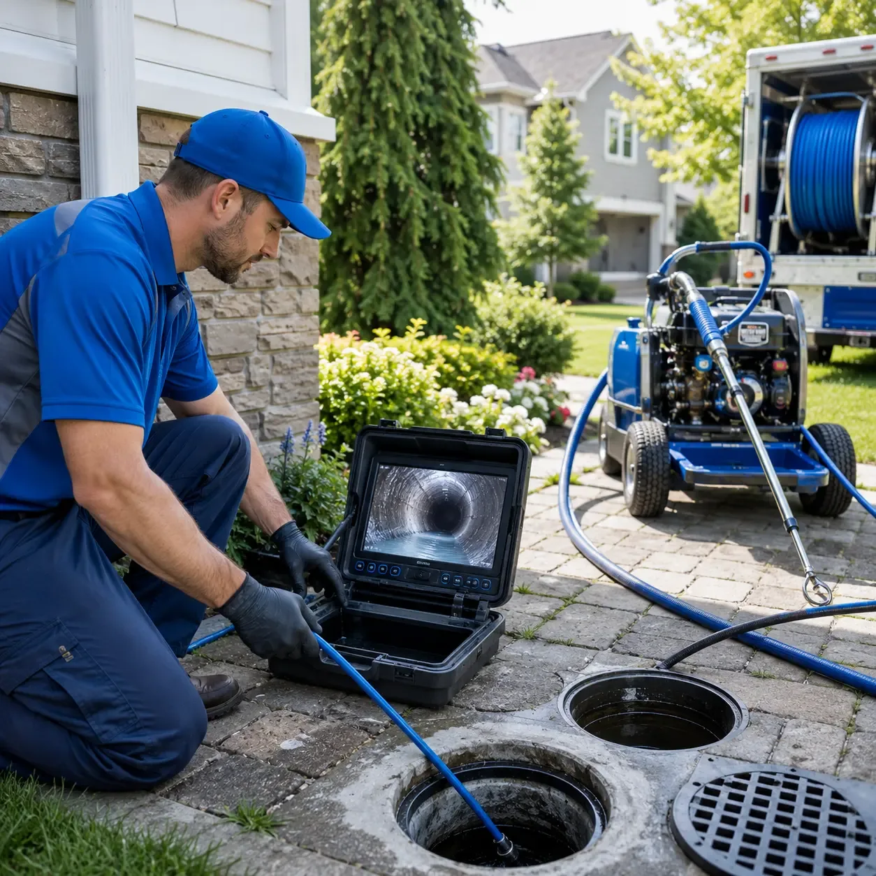 Outdoor drain cleaning professionals serving Higbee, MO